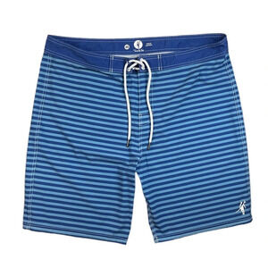 SH575 Mens Toes on the Nose Stretch Striped Surfer Board Shorts 40